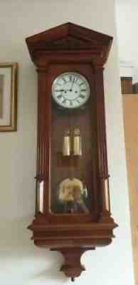 Vienna Lenzkirch double weight wall clock