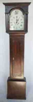 Antique George III Tallcase Grandfather Clock, Rogers Leominster, c. 1778-1795