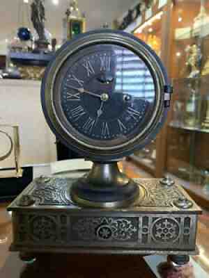 EARLY ANTIQUE CIRCA 1874 ANSONIA CLOCK EXTREMELY RARE MODEL BRONZE #2 TUCKER.