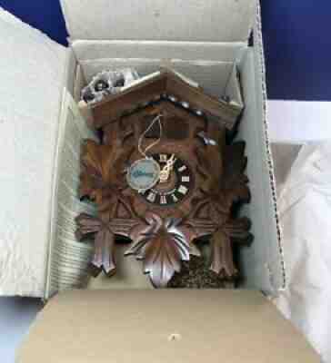 Romance: Edelweiss Black Forest 1 Day Cuckoo Clock Made in Germany New Open Box