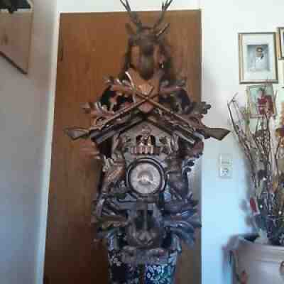 xl black forest musical cuckoo clock with karusell dancer carillon 2 melodie