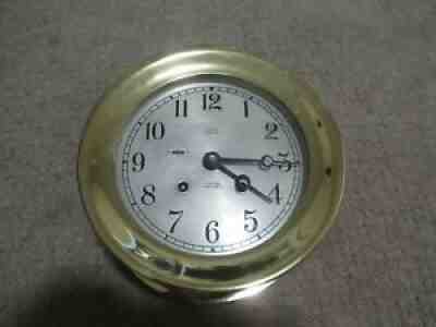 Chelsea 6" Ships bell clock, brass , Sold by, Negus, New YorkÂ  Â Nice, ,Â 