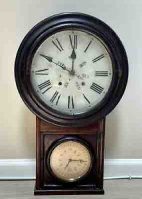WELCH SPRING CO PERPETUAL 1860â??s CALENDAR ROSEWOOD REGULATOR NO. 2`CLOCK â??AS FDâ?