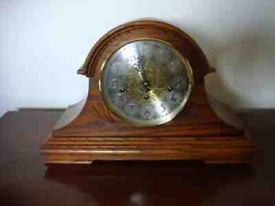 vintage Sligh Westminster Mantel Clock, German Hermle Movement