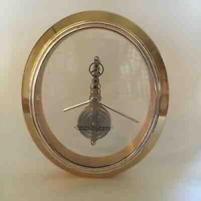 Jaeger LeCoultre Ovale Baguette Skeleton Desk Clock with Box and Guarantee