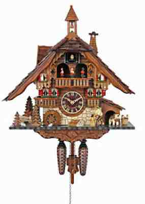 Engstler Quartz Cuckoo Clock - The Busy Wood Chopper AH 481 QMT NEW
