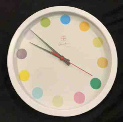 Damien Hirst Spot Clock 26cm Wall Clock Other Criteria Contemporary Art Rare!