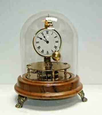 Fine Briggs Rotary Pendulum Flying Ball Mystery Clock U/Glass Working Horolovar