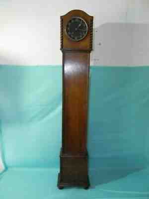 Antique Baby Grandfather Clock Made in England Empire 49 inch Tall