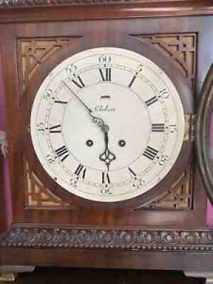CHELSEA HAND CARVED MAHOGANY PAGODA CLOCK ***RARE*** 1936