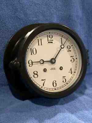 ** FULLY RESTORED ** WWII 1942 Chelsea Ships Bell Clock 6" Dial