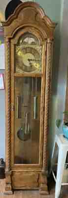Colonial of Zeeland Grandfather Clock 3 Chime 3 Tube Poss. 1970 Works Great
