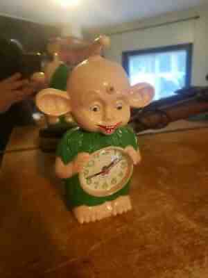 Ultra Rare 1997 Bibo God Monster Talking Alarm Clock Original Archie Mcphee