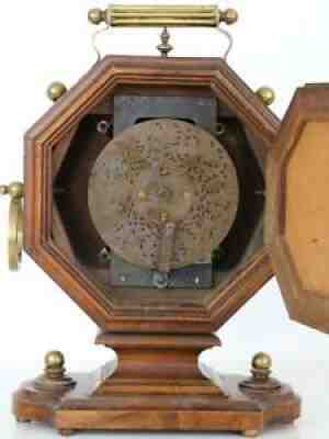 LARGE ANTIQUE POLYPHON MUSICAL CLOCK playing discs  restore