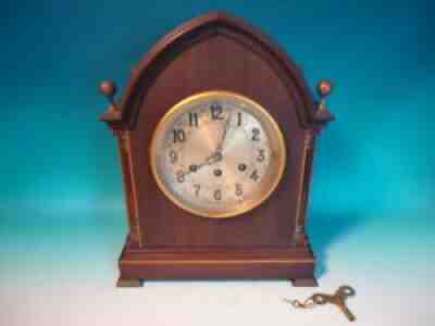 Antique Herschede mantle clock, model 10 w/ Canterbury & Westminster chimes