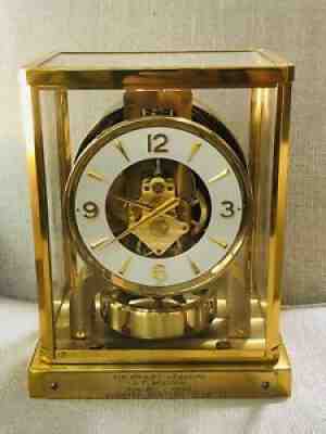 Vintage 1958 Jaeger LeCoultre Atmos (526-5) Perpetual Mantle Clock Chevy 1933