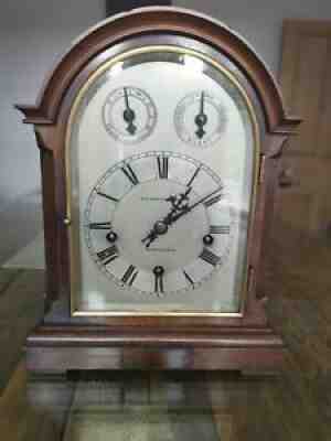 rare triple dial large Edwardian mantle clock. Ollivant & Botsford. Westminster