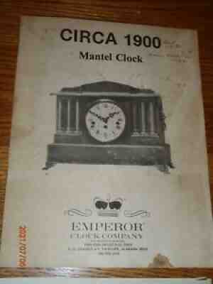 Circa 1900 Mantel Clock Kit - Cherry Wood - Emperor Clock Company