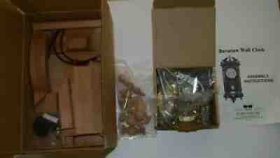 VINTAGE1984 EMPEROR CLOCK COMPANY WOOD BAVARIAN UNASSEMBLED WALL CLOCK KIT. NEW