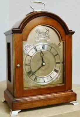 Rare Elliott Garrard "Silver Jubilee" Triple Fusee 8 Bell Musical Bracket Clock
