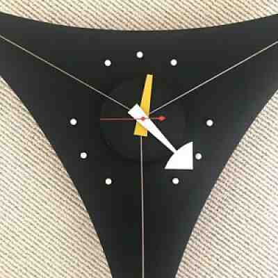 Vintage George Nelson / Howard Miller Triangle Clock