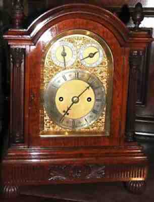 Antique English Mantle Bracket Clock C 1895
