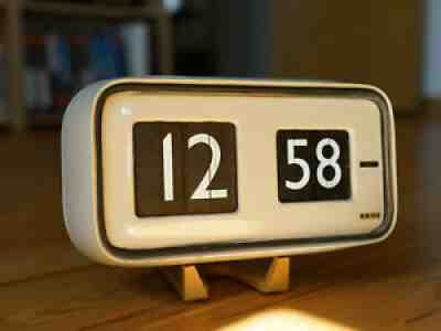 Solari Udine Cifra 5 Vintage Flip Clock Airport Train XL Large Industrial Danish