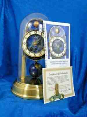 KAISER WIDE PLATE UNIVERSE BLUE 400 DAY GERMAN ANNIVERSARY CLOCK RESTORED