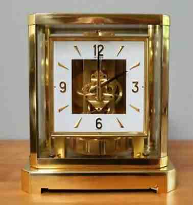 Jaeger LeCoultre Atmos 15 Jewel Swiss Made 528-8 Clock #561719 - Gorgeous!