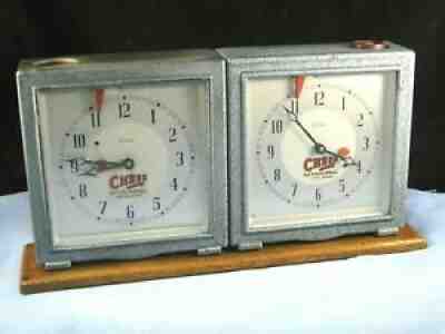 VINTAGE ENFIELD CHESS GAME PLAYERS COMPETITION TORNAMENT DOUBLE CLOCK TIMER
