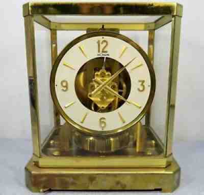 Rare Vintage Jaeger LeCoultre Atmos 15 Jewel Mantle Clock VXN ~Working Very Well