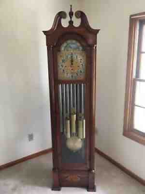 Vintage Herschede 9 Tube Grandfather ??s / Hall Clock