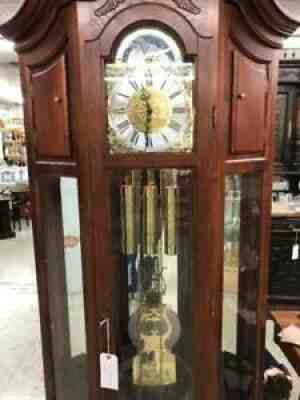 curio grandfather clock with light