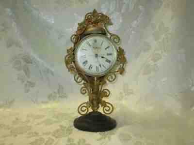 RARE! c.1883 Ansonia BEAUTY shaving mirror in excellent condition, working