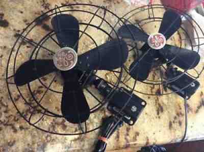 antique wall mount general electric fans works well, pair