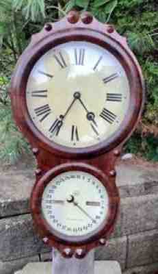 Seth Thomas Office Calendar No.4 ca.1863 in Rosewood in Running Condition