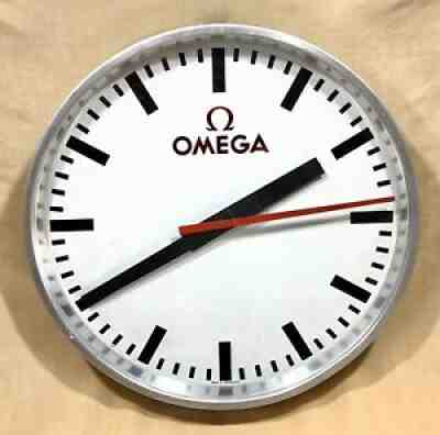 OMEGA Wall Clock 1960's Speedmaster Professional 321 Seamaster Moon Co-Axial /
