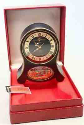 Vintage Swiss Reuge Arnex Mechanical Music Box Automation Alarm Clock W/Orig Box