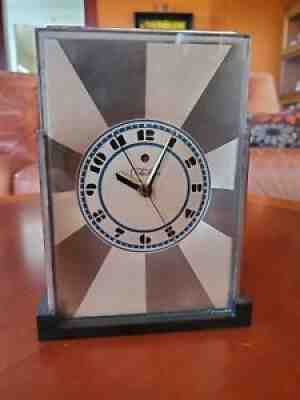 Art Deco Skyscraper Warren Telechron Clock Modernique by Paul Frankl 1928 WORKS