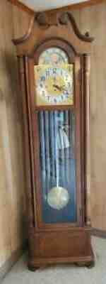 Vintage Herschede HAVERFORD 9 TUBE GRANDFATHER CLOCK C.1960-70 NO.294