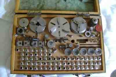8mm Diameter Watchmakers Lathe collets and chucks