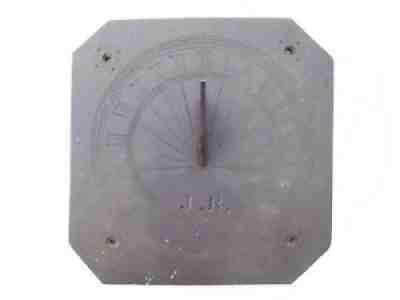 Irish Renaissance Early 17th Century Jesus Rex Slate Iron Steel Church Sundial !
