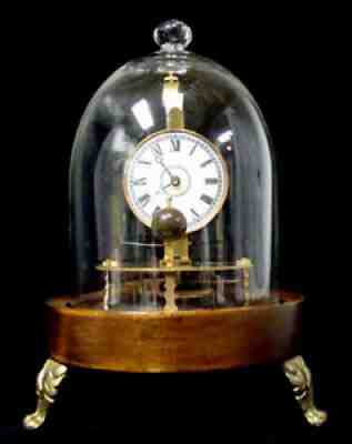 Mystery Briggs Rotary Conical Pendulum Glass Dome Flying Ball Clock
