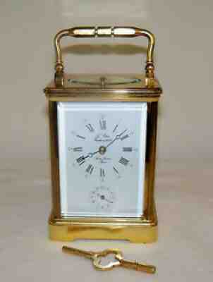 Late 1900s French L'Epee Repeater Alarm Carriage Clock - Excellent, Working