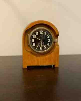 WWII 1936 Junghans Luftwaffe German Desk ClockÂ 