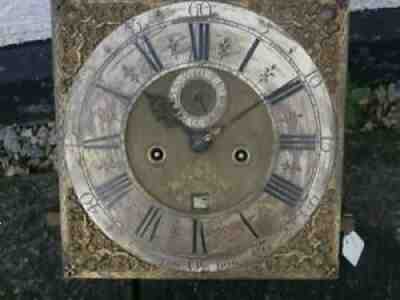 Zachariah Hanwell, London, an 8-day longcase clock movement & dial, circa 1700