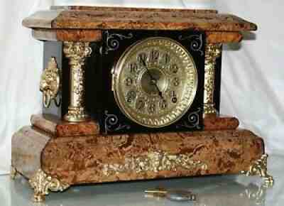 SETH THOMAS Mantel Antique Clock c/1897 D-APRIL Totally RESTORED -