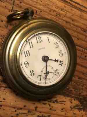 Giant antique E.N. WELCH Columbian Exposition 1893 Pocket Watch ï¿¼working Clock