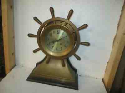 LARGE 1929 CHELSEA MARINER SHELF CLOCK WITH ORIGINAL BILL OF SALE