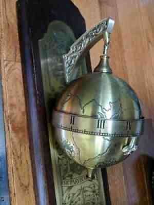 Rare antique Sir Francis Drake Hanging Ball Clock Works